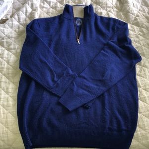 Q Clothier Royal Blue 1/4 Sweater